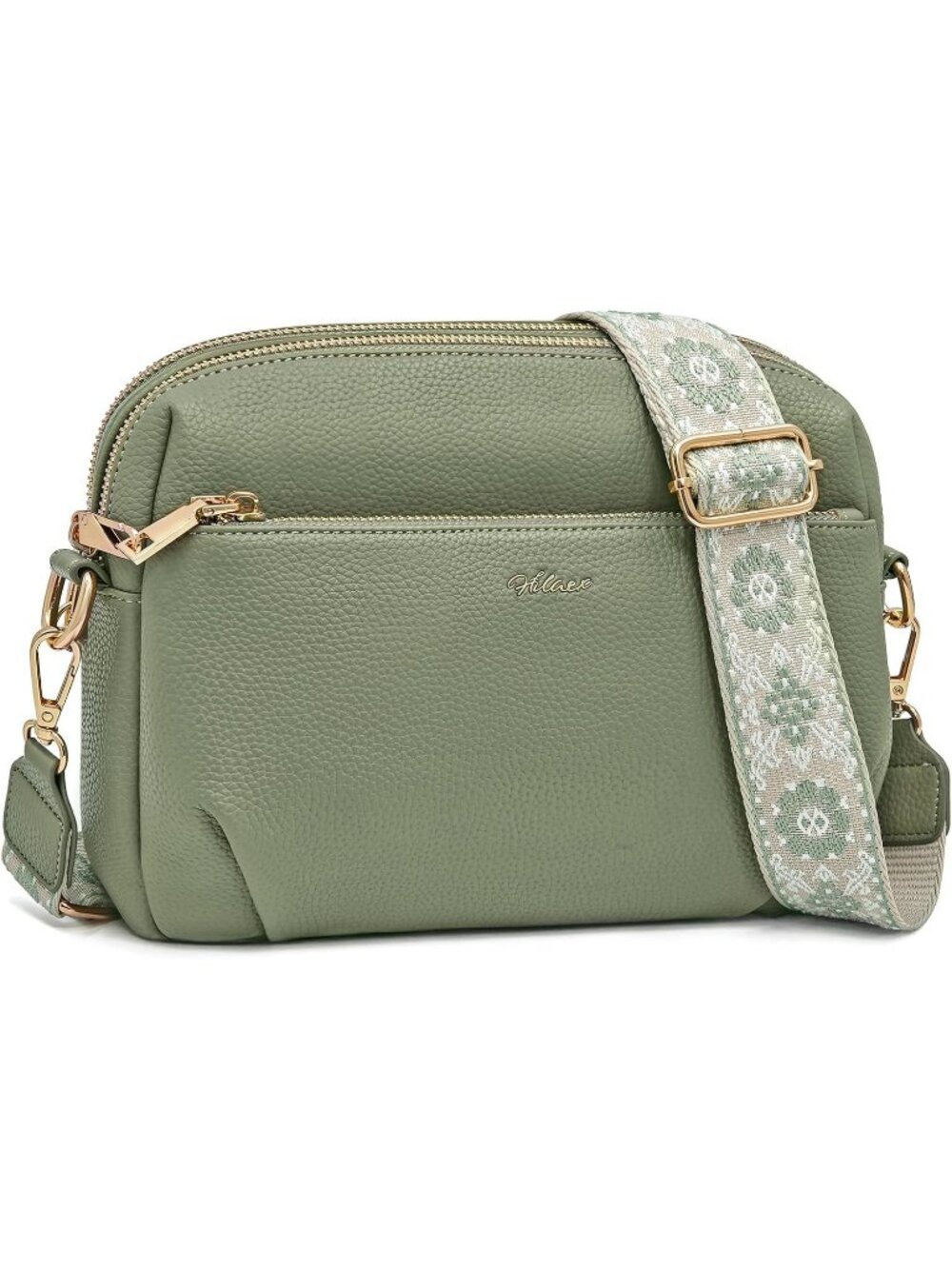 Women's Mint Green Vegan Leather RFID Anti Theft Designer Purse Crossbody Bag